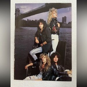 White Lion Band Pinup